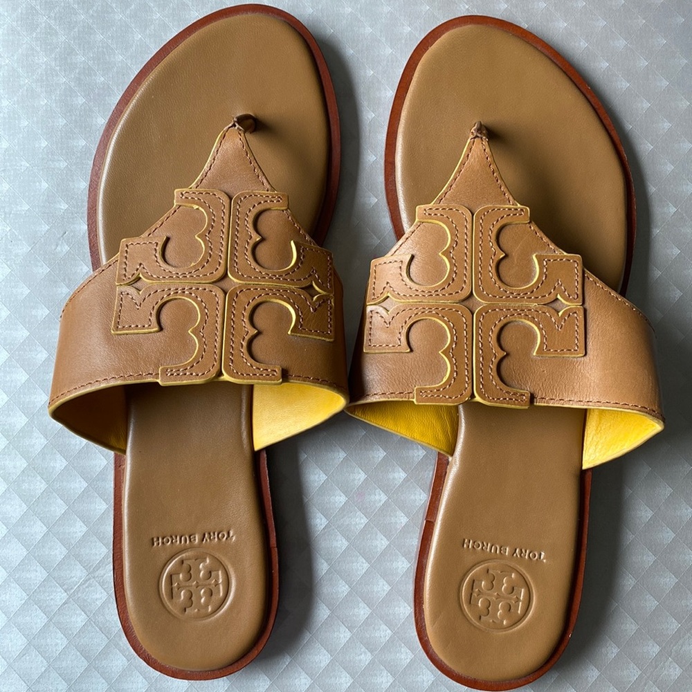 Tory Burch Sandals Tan Color